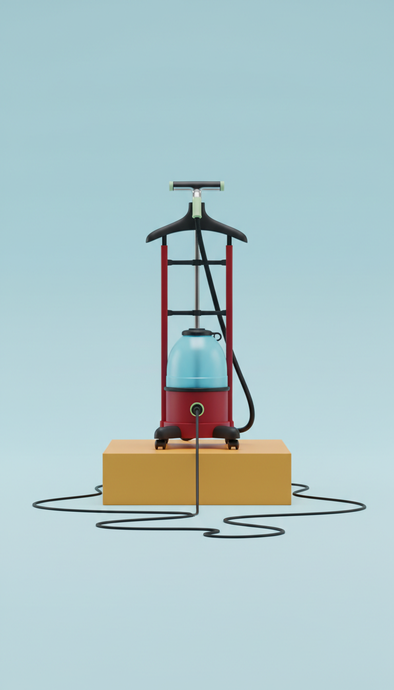 Garment steamer with extra-large water tank
