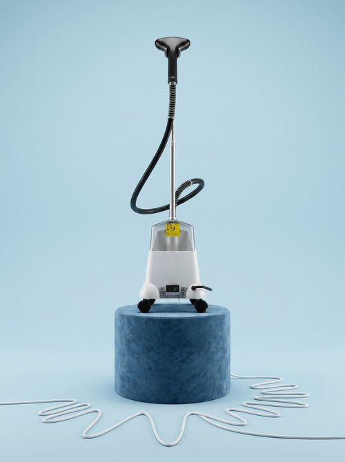 Jiffy J-2000 Clothing Steamer back view sold by Best Steamers
