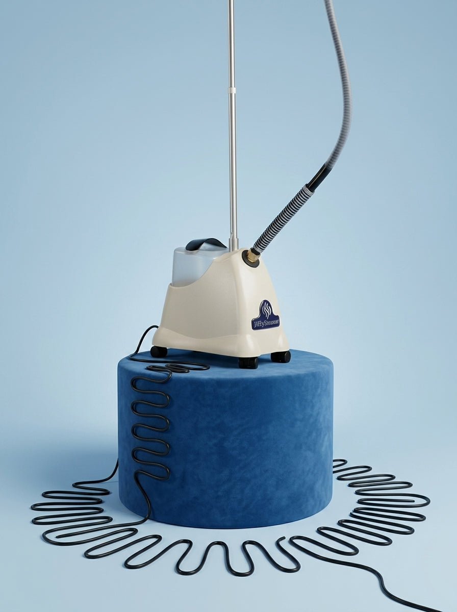 Jiffy J-2000 Clothing Steamer closeup sold by Best Steamers