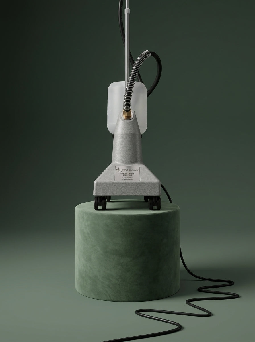 Jiffy J-2 Clothing Steamer front closeup sold by Best Steamers